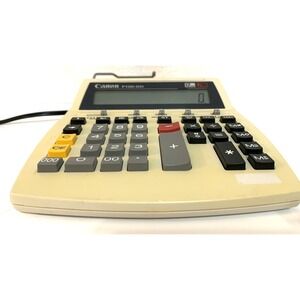 Canon P100-DH II Adding Machine Desk Printing Calculator 12 Digit Display Tested